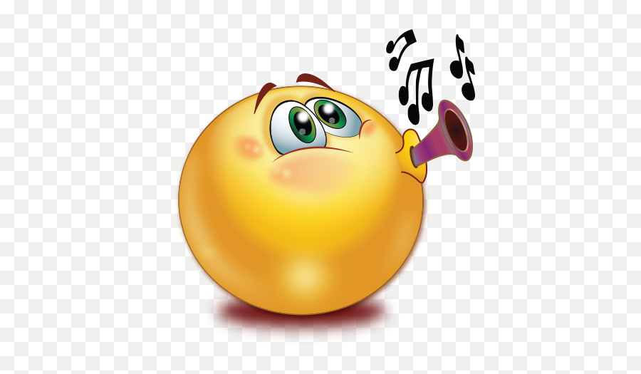 Party Whistle Emoji - Smiley Whistle,Whistle Emoticon