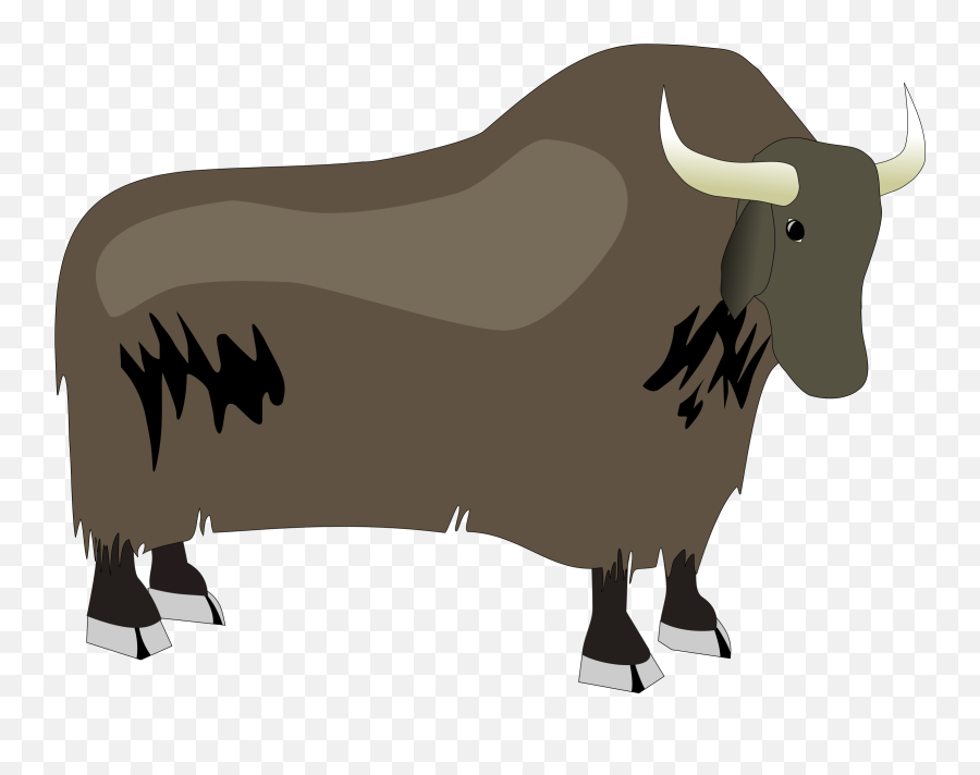 Ox Clipart Big Ox Big Transparent Free - Vector Yak Emoji,Ox Emoji