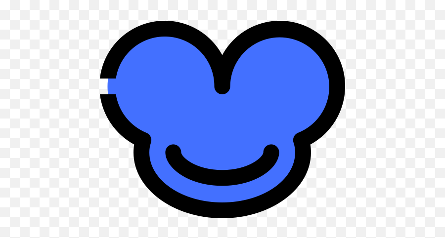 Mickey Mouse - Crescent Emoji,Mickey Mouse Emoticon
