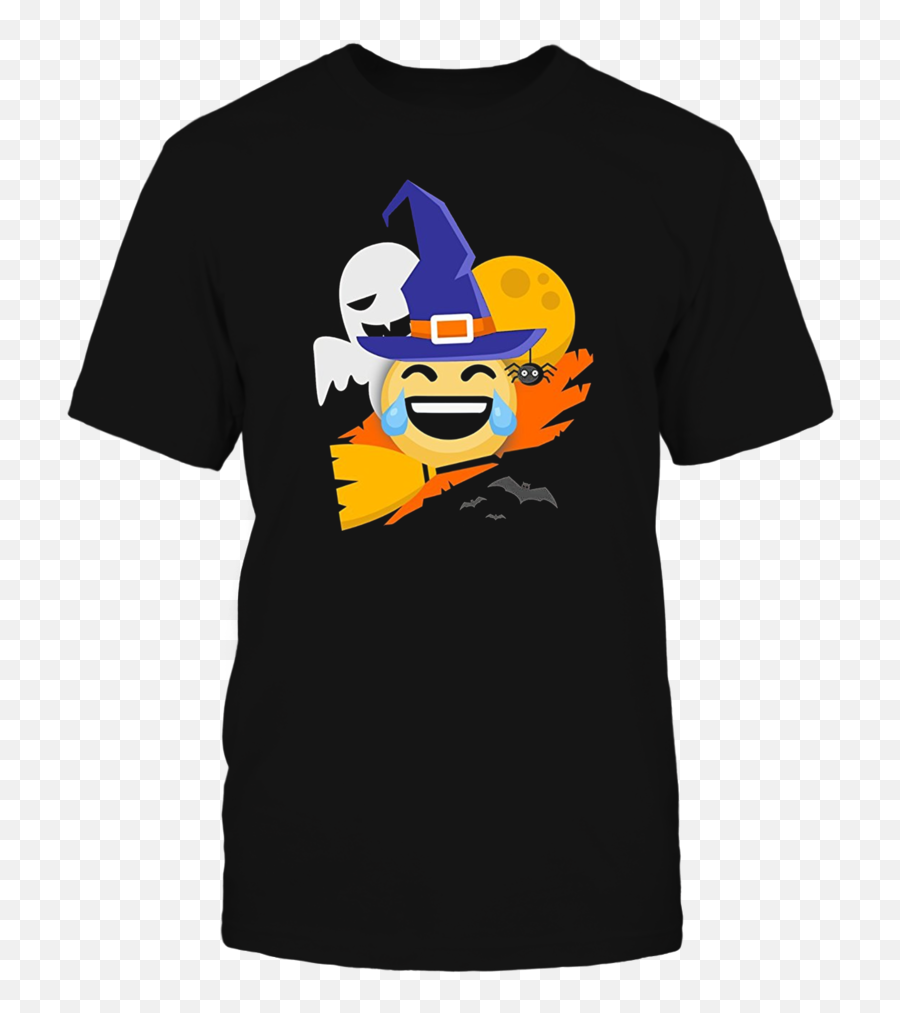 Witch Emoji Halloween Shirt T - Torn Texture T Shirt,Emoji Witch