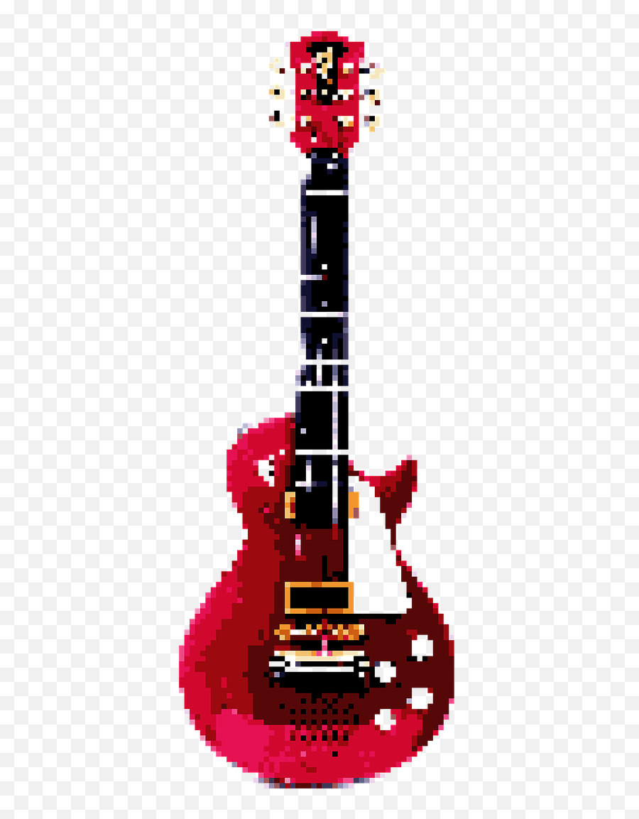 Pixel Mine Art Guitar Music - Pixel Art Guitar Emoji,Old Samsung Emojis