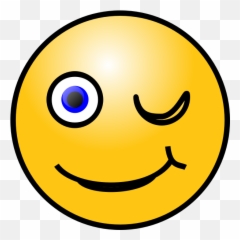 Winking Face Emoticon - Smiley Face Gif Png Emoji,Emoticons