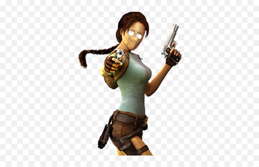 Familyguymemes - Lara Croft Vs Kim Possible Emoji,Holy Crap Emoji