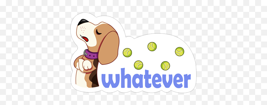 A - Cartoon Emoji,Dog Emoticon