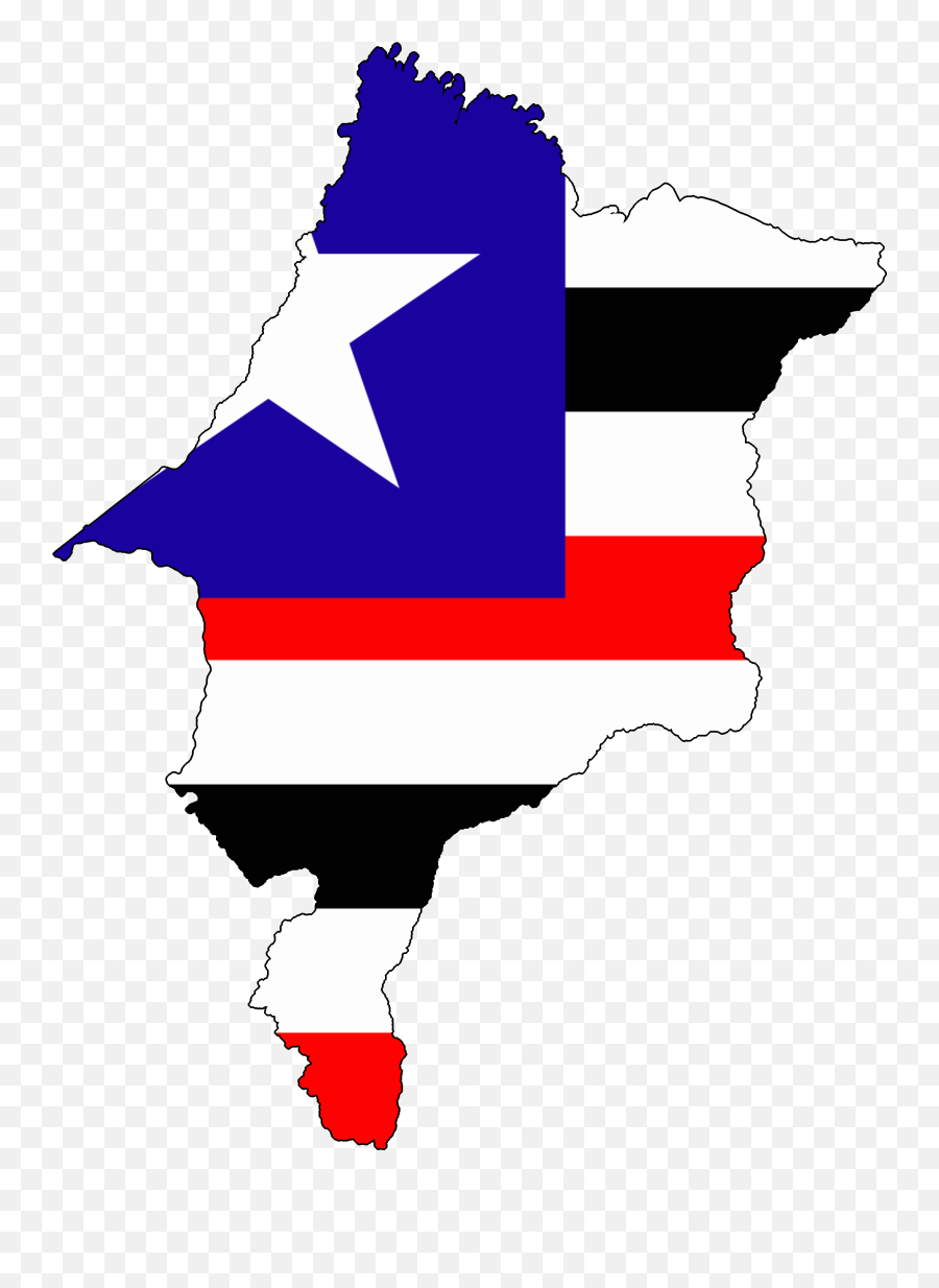 Flag Map Of Maranhao - Mapa Maranhao Png Emoji,Santa Emoji
