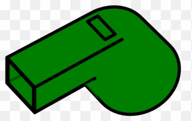 Clip Art Of Soccer Referee - Whistle Clipart Emoji