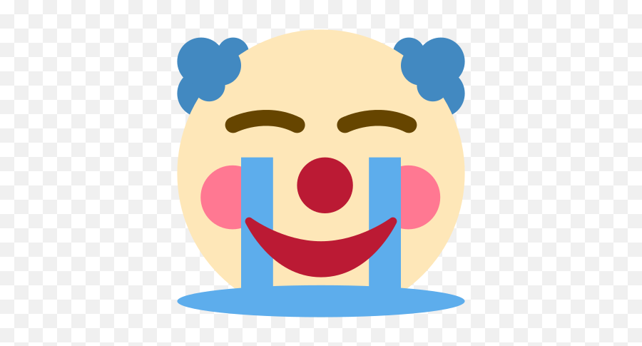 Emoji Remix On Twitter Clown Face Sob U003d Emoji - Illustration,The Hmm Emoji