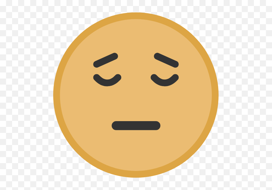 Yellow Pensive Face Graphic - Smiley Emoji,Emoji Gemini