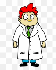 Clipart - Scientist Cartoon Transparent Emoji