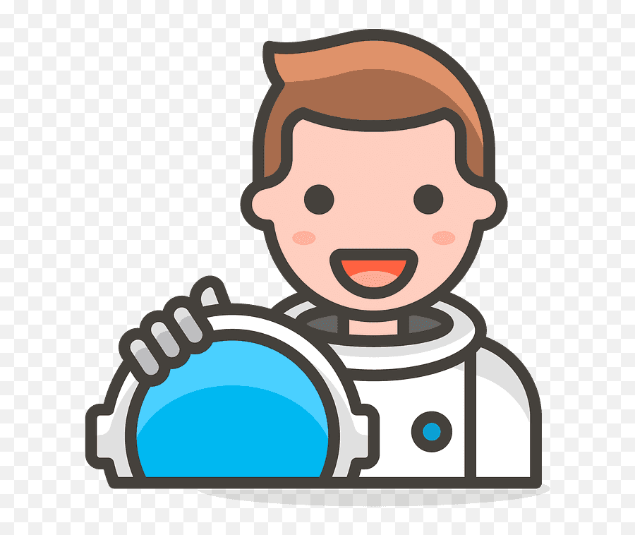 Man Astronaut Emoji Clipart - Woman Astronaut Icon Png,Astronaut Emoji
