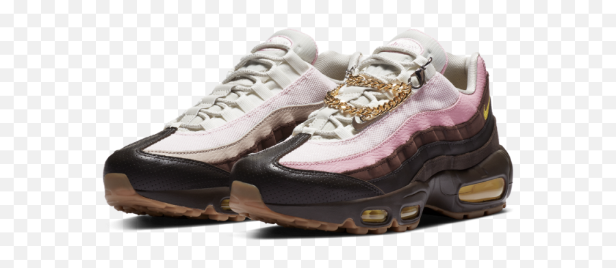 Wmns Nike Air Max 95 Cuban Link - Nike Footwear Nike Air Max 95 Velvet Brown Emoji,Cuban Emoji