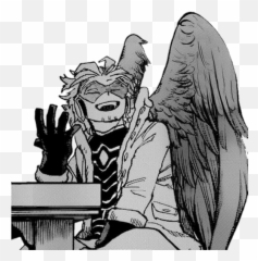 Hawks Bnha Mha Manga Anime Sticker - Emoji