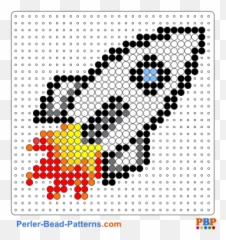 Space Shuttle Perler Bead Pattern - Patterns Emoji