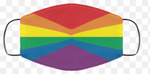 Rainbow Pride Burst Face Mask - Horizontal Emoji,Icicle Emoji