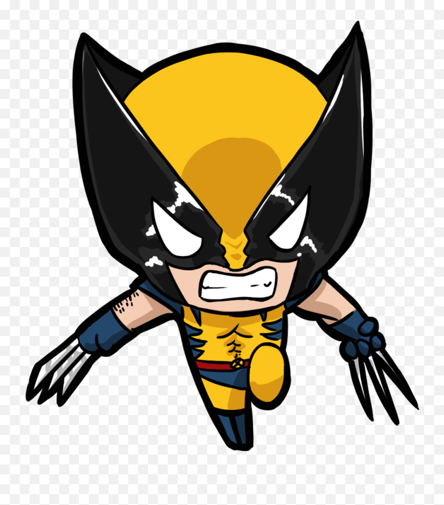 Wolverine - Wolverine Chibi Emoji,Wolverine Emoji