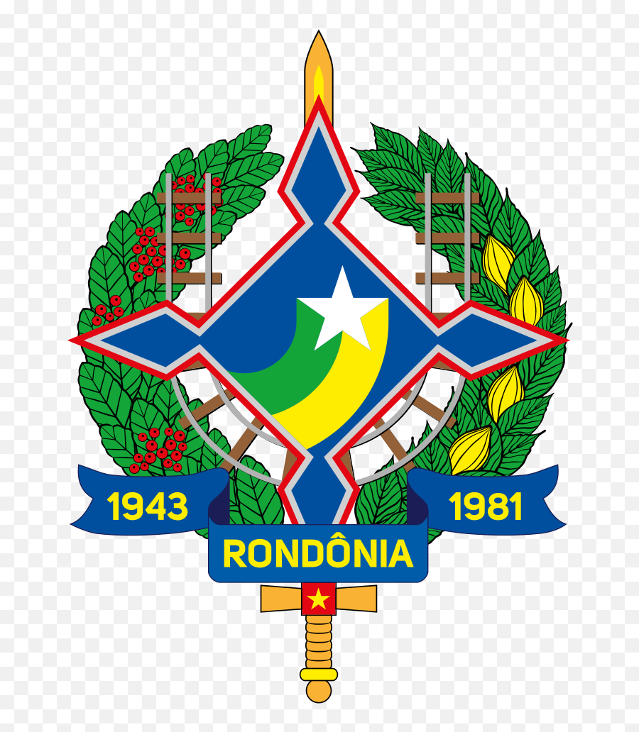 Brasão De Rondônia - Brasão Governo De Rondonia Emoji,Brazil Emoji