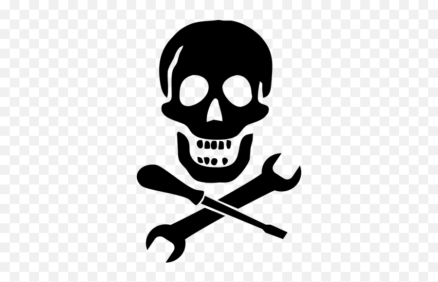 Mechanic Pirate Logo Vector Clip Art - Mechanic Pirate Emoji,Jamaica Flag Emoji