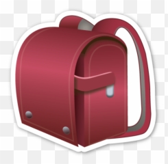 School Satchel - School Emoji Sticker Png,School Emoji Png