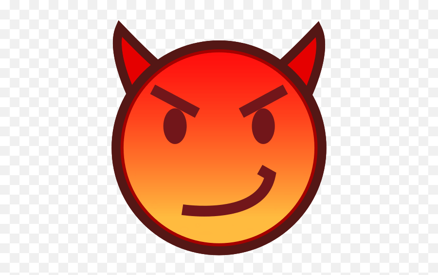 Smiling Face With Horns Emoji For Facebook Email Sms - Emoji With Horns,Smiling Emoji