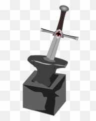Sword In The Stone - Blacksmith Clipart Emoji,Eiffel Tower Emoji