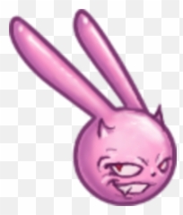 Mq Pink Bunny Devil Emoji Emojis - Cartoon,Bunny Emojis