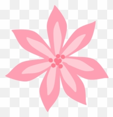 Pink Lily - Clipart Emoji
