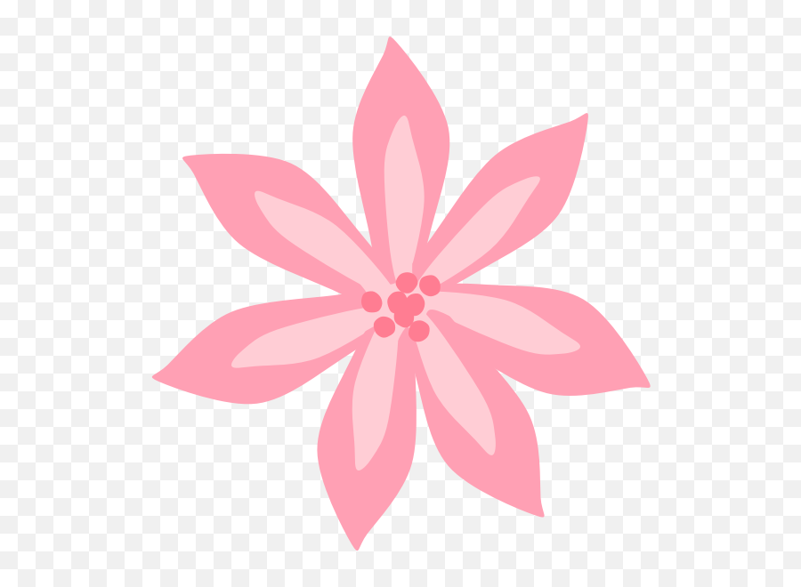 Pink Lily - Pink Lily Clipart Emoji,Hawaiian Flower Emoji