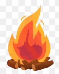 Camp Fire Gif Clipart Campfire Art - Cartoon Emoji
