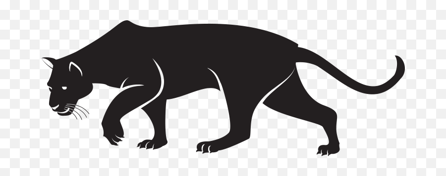 Black Panther Cougar Clip Art - Black Panther Animal Drawing Emoji,Black Panther Emoji