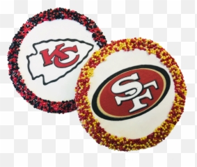 Super Bowl Team Sugar Cookies With - Circle Emoji