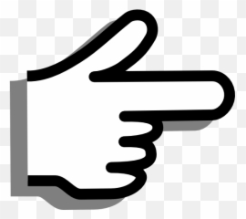 Pointer Finger Clip Art - Library Pointing Clipart Gif Emoji