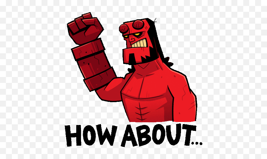 Top The Dark Knight Stickers For Android U0026 Ios Gfycat - Hellboy Transparent Gif Emoji,Arm Shrug Emoji