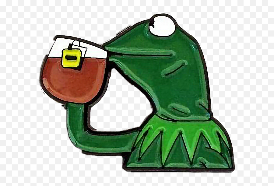 Kermit Tea Aesthetic Freetoedit - Aesthetic Kermit The Frog Emoji,Kermit Tea Emoji