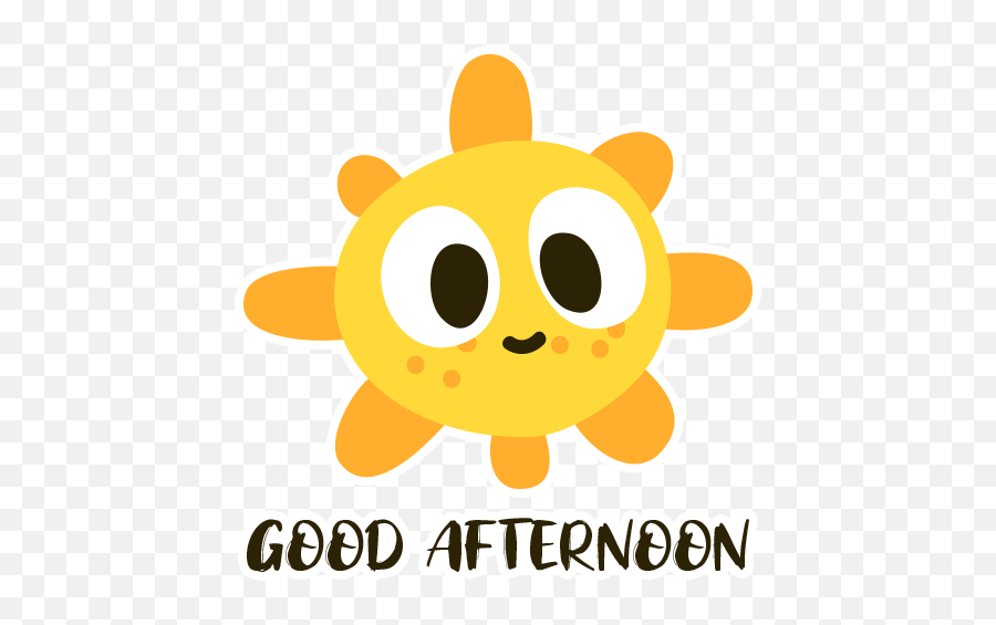 Trending Good Afternoon Stickers - Vector Graphics Emoji,Good Afternoon Emoji