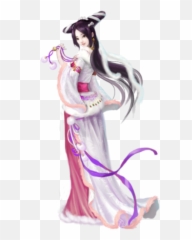 Ftestickers Woman Girl Asian Chinese - Figurine Emoji