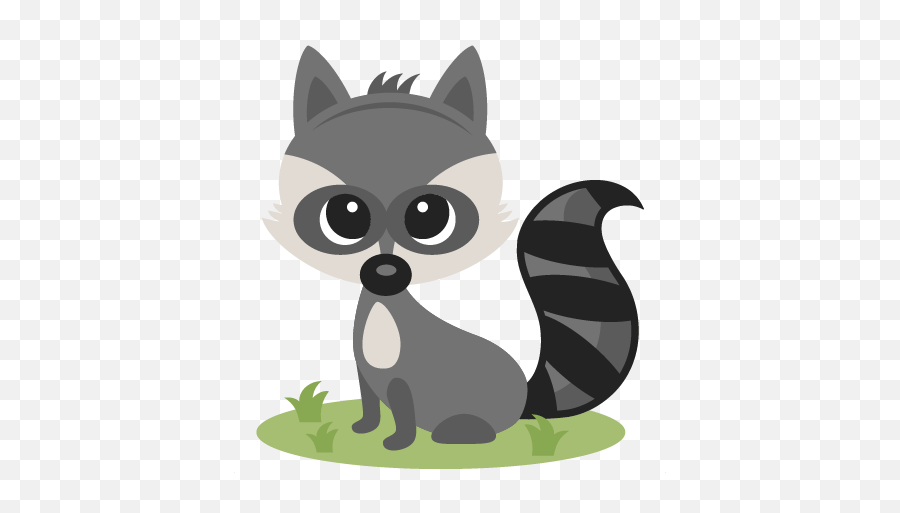 Drawing Raccoon Tree Transparent Png - Cute Raccoon Clipart Png Emoji,Skunk Emoji Copy And Paste