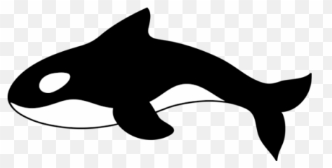 Cute killer whale clip art dromgbm top - Clipartix Orca Art Emoji