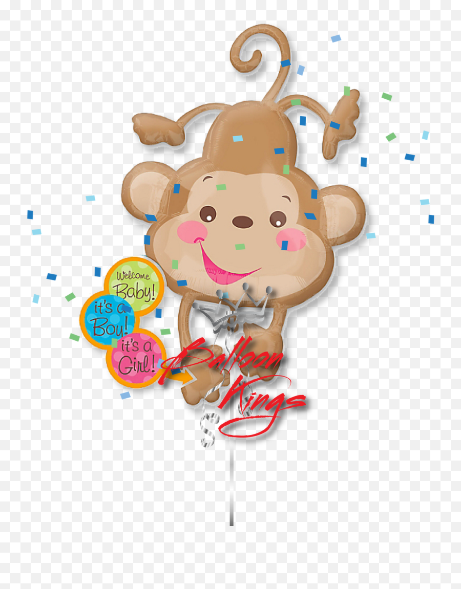 Baby Shower Fisher Price Monkey - Baby Monkey Baby Shower Cartoon Emoji,Monkey Emoji Facebook