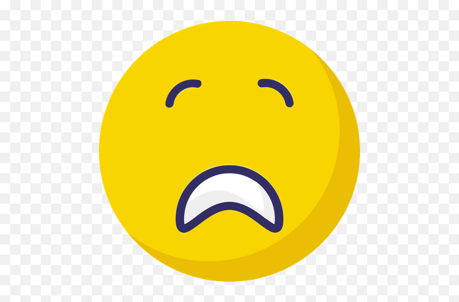 Sad Emoji Icon Of Flat Style - Available In Svg Png Eps Smiley,Sad Emoticon Faces