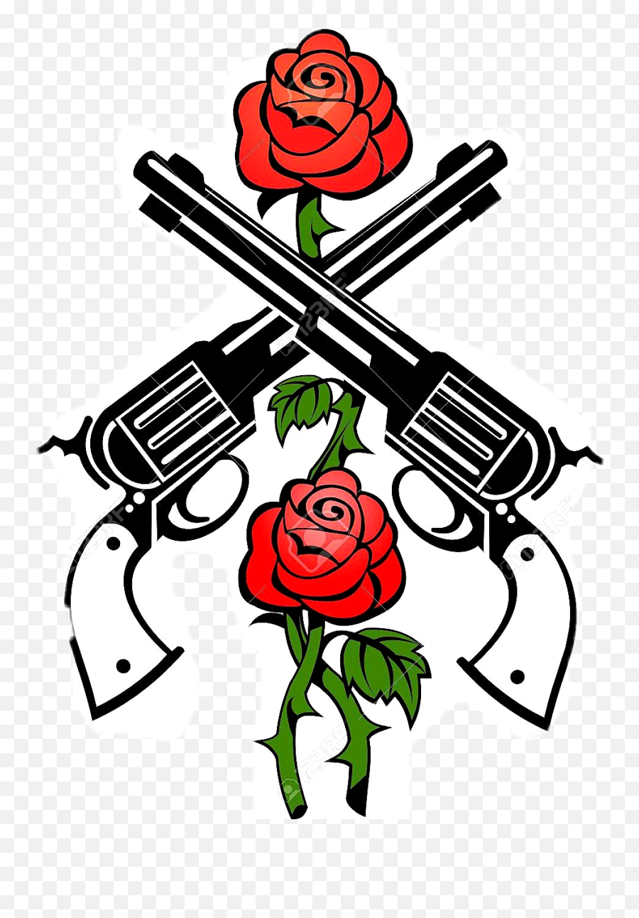 Trending - Vector Guns And Roses Emoji,Guns N Roses Emoji