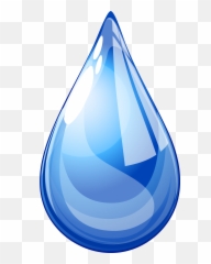 Gota De Agua Png Transparent - Water Droplet Emoji