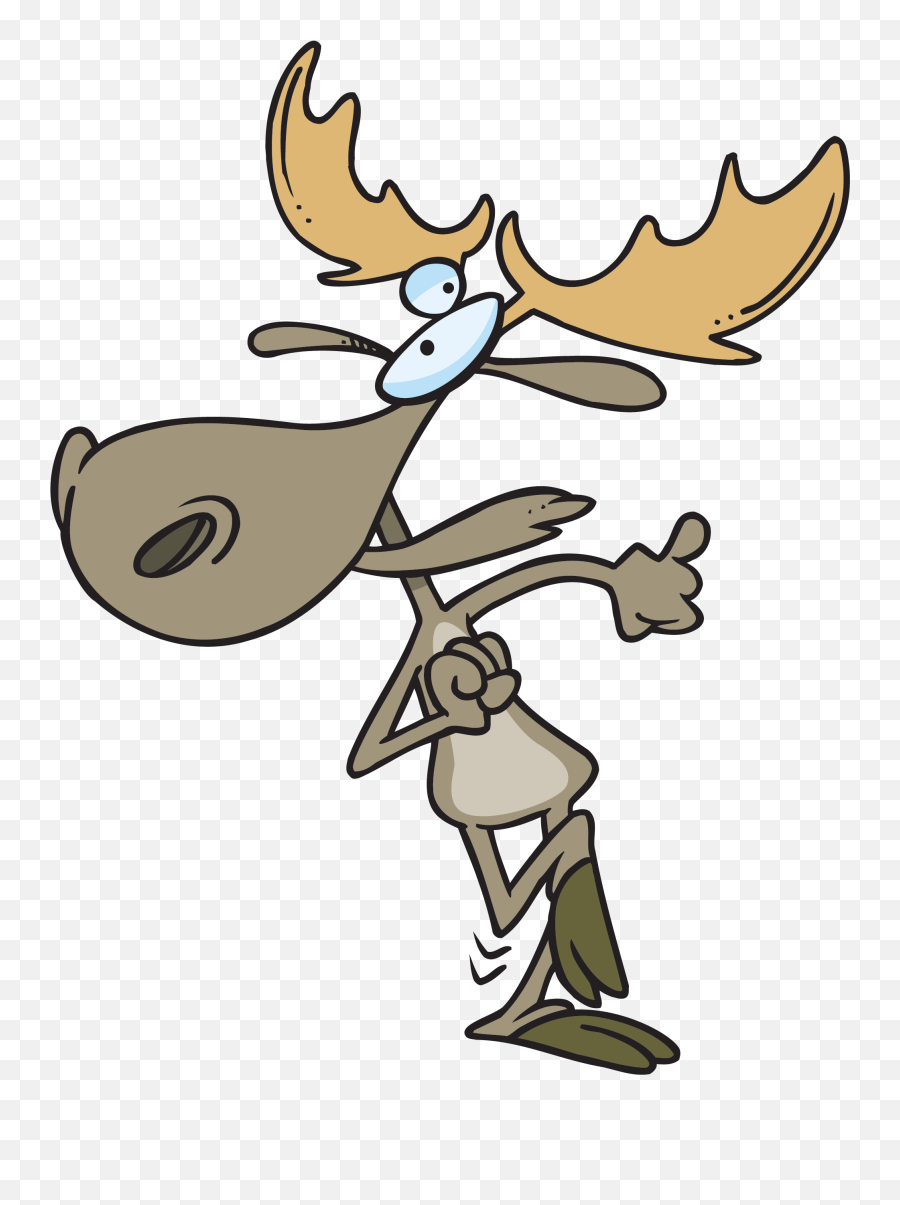 If You Give A Realtor A Referral - Dancing Moose Clipart Animated Moose Dancing Transparent Emoji,Moose Emoji