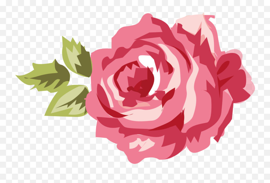 Romantic Pink Flower Border Png Transparent Picture Png Svg - Shabby Chic Floral Clip Art Emoji,Pink Flower Emoji