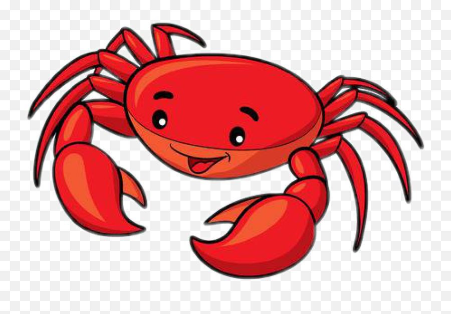 Red Crab Stickers - Dibujo Animado De Cangrejo Emoji,Crab Emoji Meme