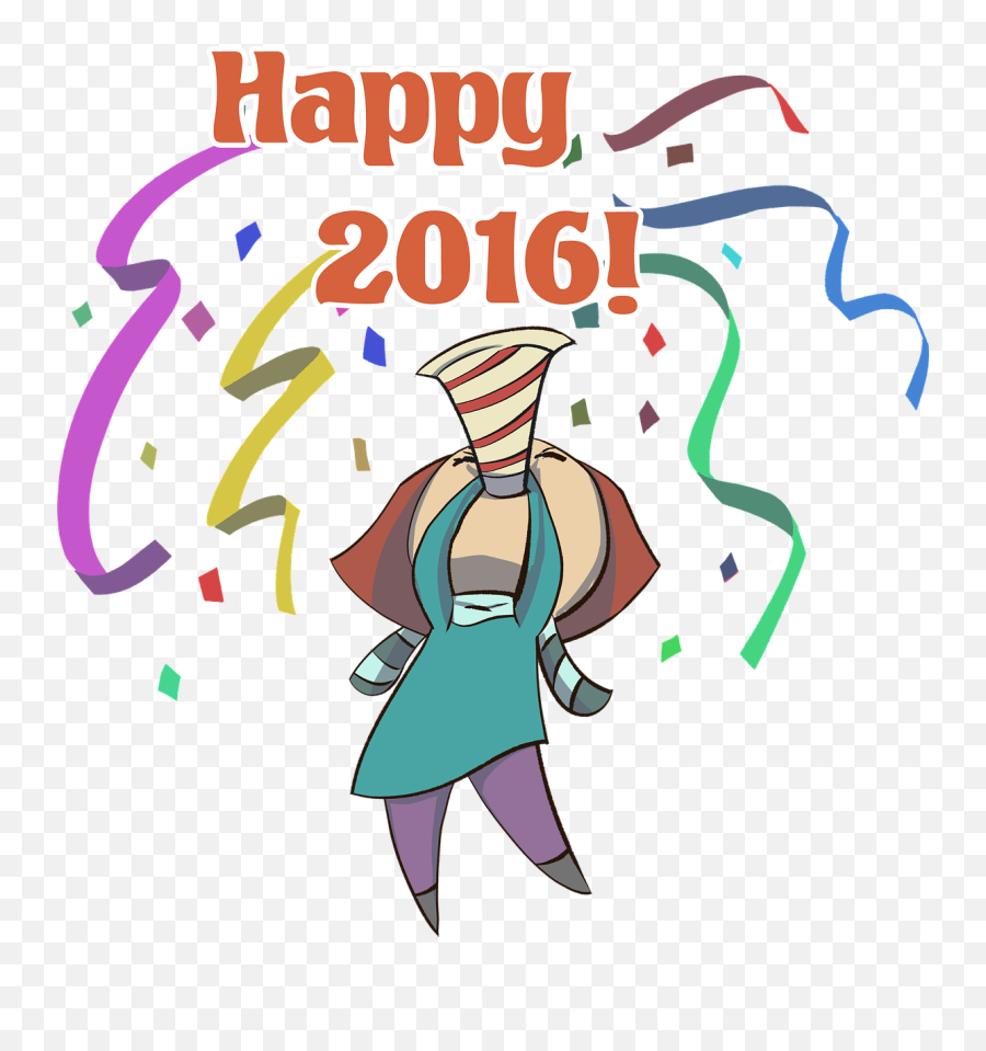 Happy 2016 New Year Holiday - Portable Network Graphics Emoji,Happy New Year Emoticons