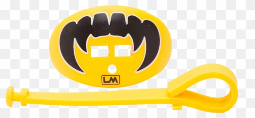 Yellow Vampire Fang Football Mouthpiece Emoji