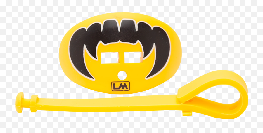 Yellow Vampire Fang Football Mouthpiece Emoji,Vampire Emoticon