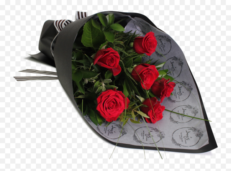 Red Rose Bouquet Png - Garden Roses Emoji,Black Rose Emoji Copy And Paste