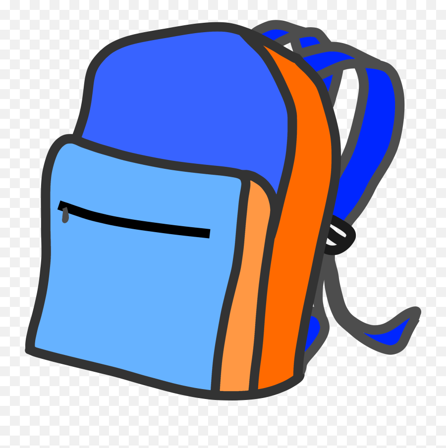 Library Of School Bag Image Black And - Backpack Clipart Transparent Emoji,Emoji School Bag