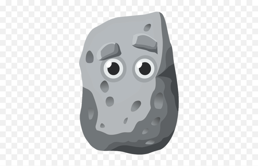 Vector Clip Art Of Rock With Human Eyes - Pet Rock Clipart Emoji,Rock Emoticon